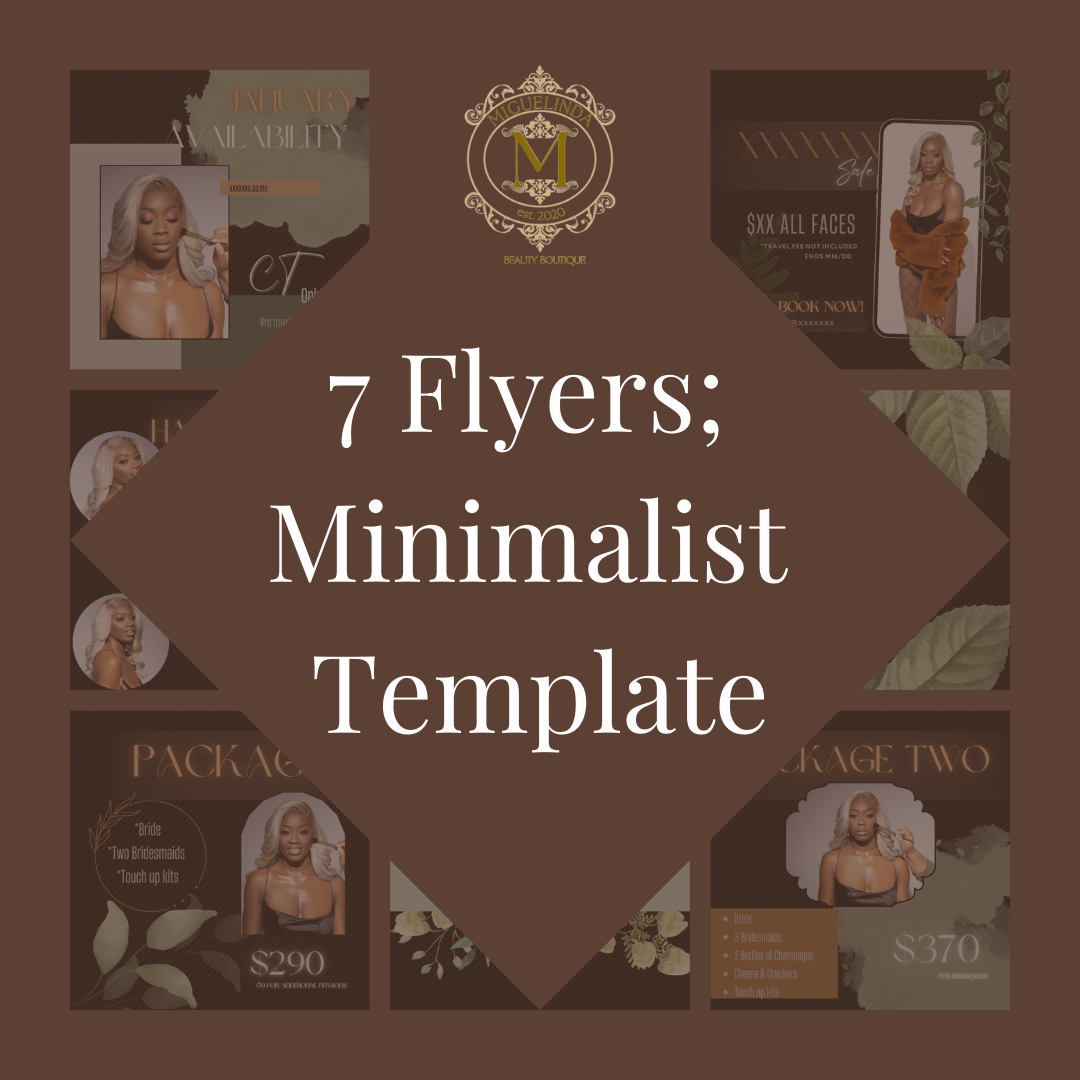 7 Minimalist Business Flyer Template